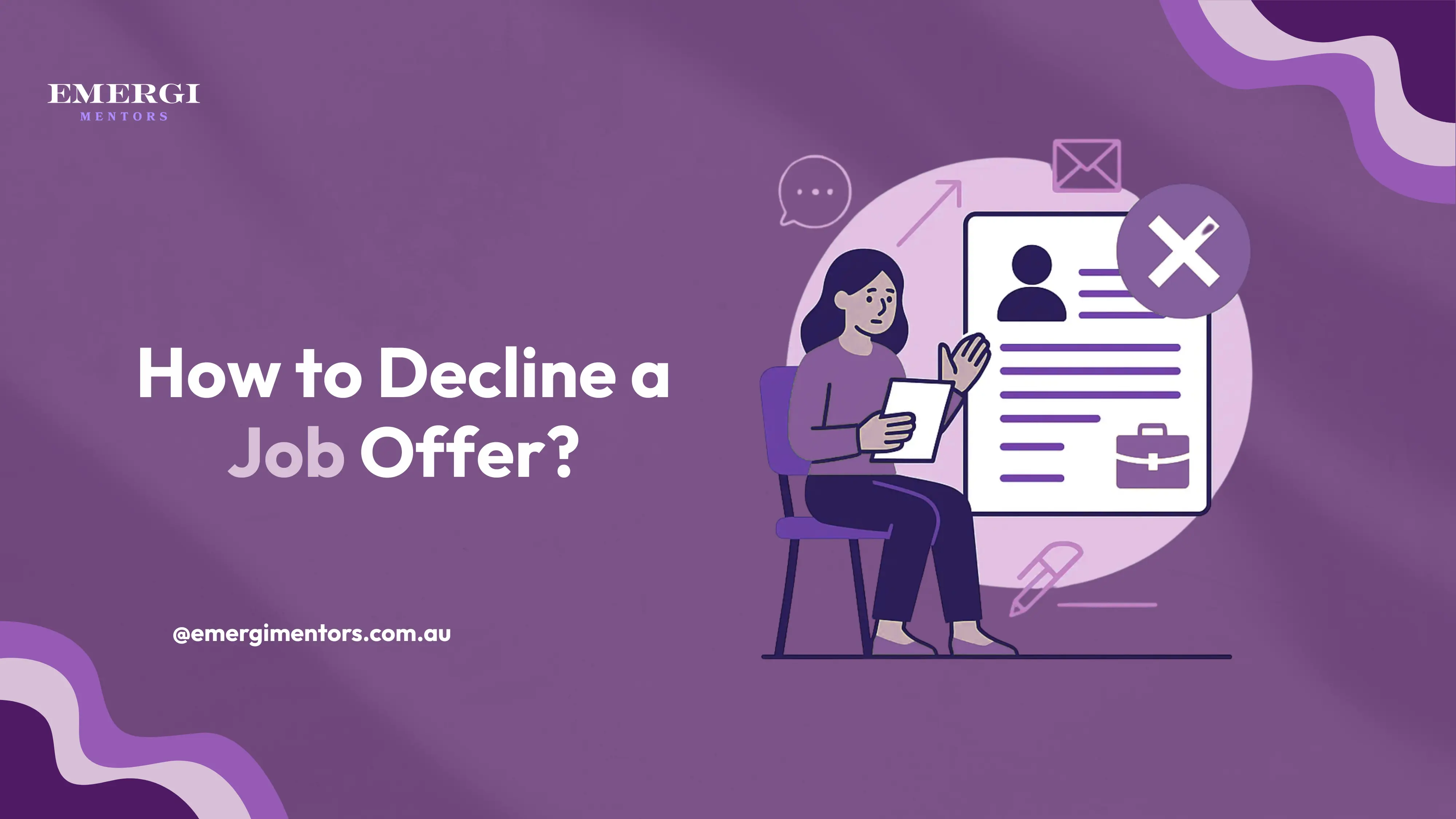 how to decline a job offer