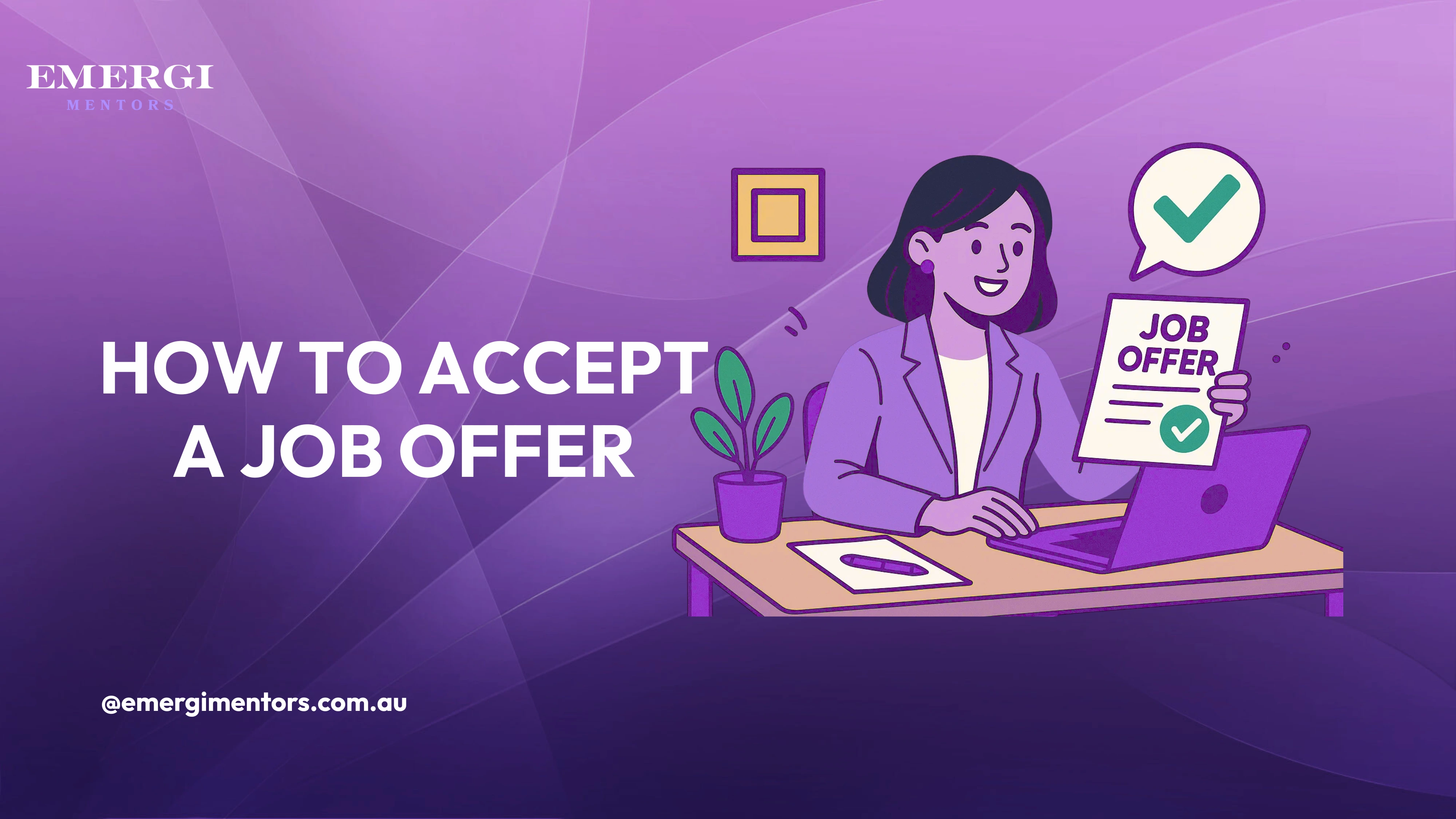 how to accept a job offer